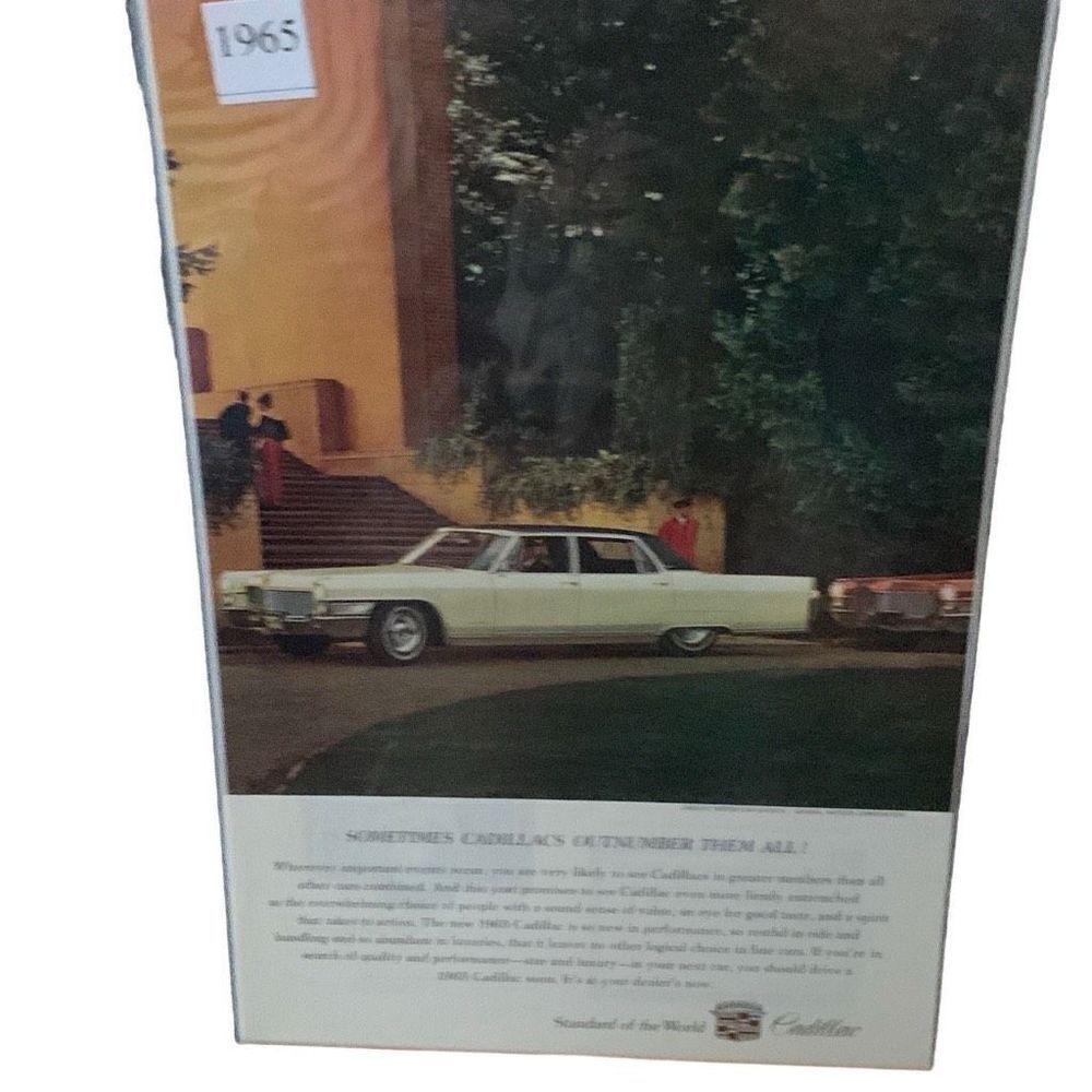 Vintage 1965 Cadillac Sometimes Cadillac Outnumbers then All Ad Advertisement